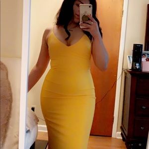 BEAUTIFUL Golden Yellow Dress